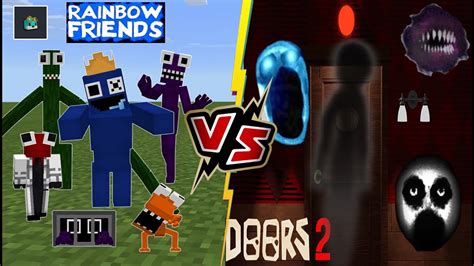 Roblox Rainbow Friends Vs Doors Entities Hotel Update Youtube