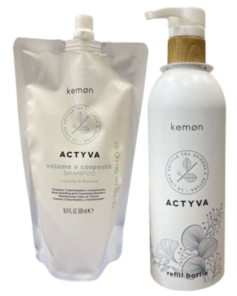 Kemon Actyva Volume e Corposità Shampoo Pouch Bag 500ml