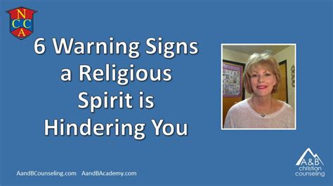 6 Warning Signs A Religious Spirit Is Hindering You Youtube