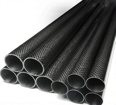 Custom Length 3k 4k 5k Twill Plain Weave Colored Carbon Fiber Tubes