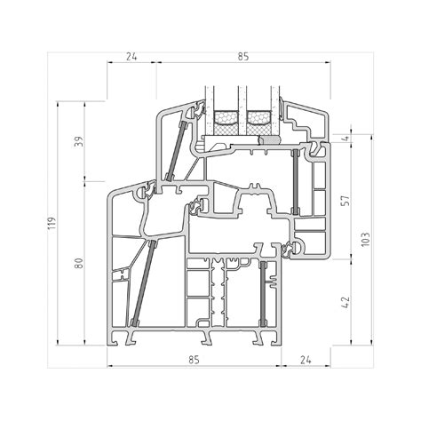 Fenster Detailzeichnungen CAD Pläne bei fensterversand