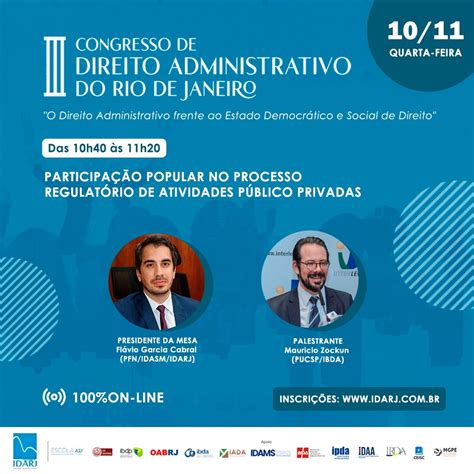 III Congresso De Direito Administrativo Do Rio De Janeiro Em