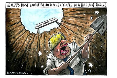 Boris Johnson In A Hole Yet He Keeps Digging The Yorkshire Post