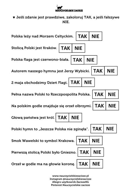 Nauczycielskie Zacisze Polska Wi Ta Majowe Kodowanie Karty Pracy