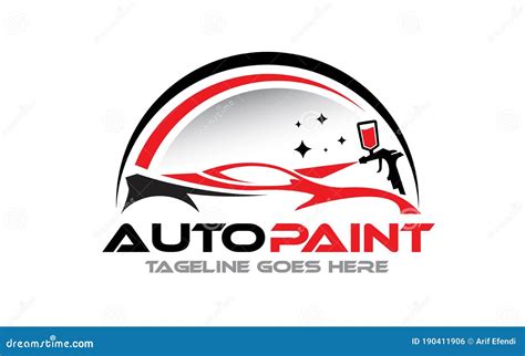 Plantilla De Diseño De Logotipo De Pinturas De Cuerpos De Auto