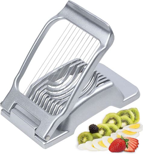 Amazon Vila Kuche Multi Function Stainless Steel Egg Slicer Hard