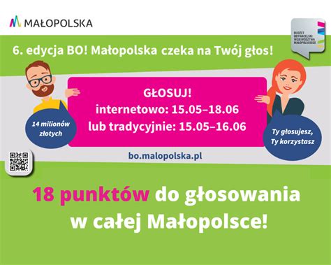 15 maja rusza głosowanie w 6 edycji Budżetu Obywatelskiego Województwa