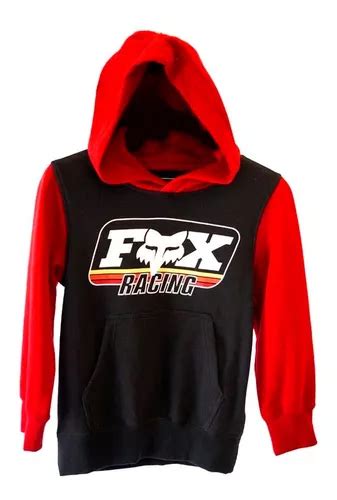 Sudadera Fox Throwback Pro Youth Negro Ys