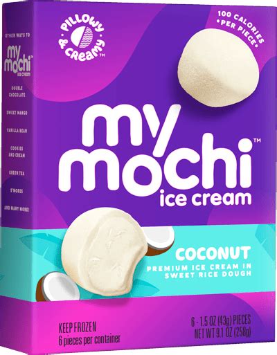 Coconut Mochi Ice Cream | My/Mochi