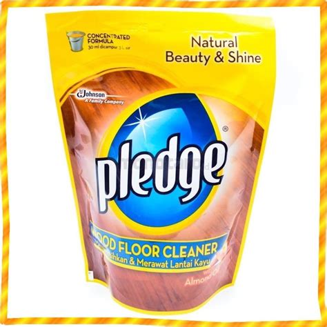 Jual Pledge Pengkilap Mebel Kayu Pledge Wood Floor Cleaner Pouch 400ml