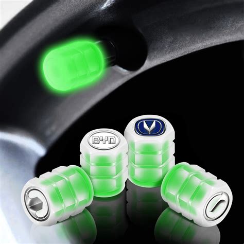 Pcs Luminous Car Wheel Tire Valve Caps Covers Motorcycle Bicycle Auto