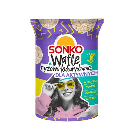 SONKO Wafle ryżowo kukurydziane dla aktywnych 85g sklep OSHEE