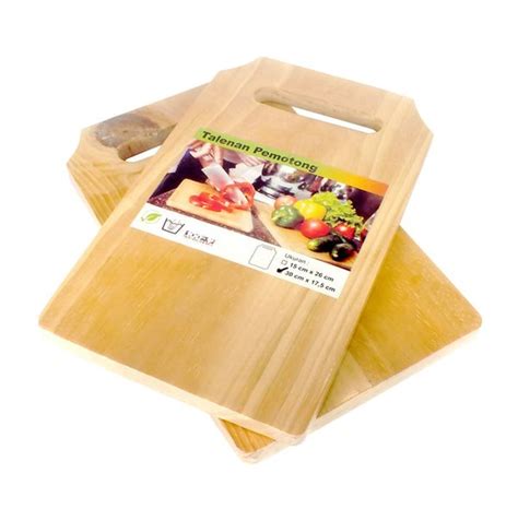 Jual Telenan Kayu Wood Cutting Board Talenan Tatakan Alas Pengiris Di