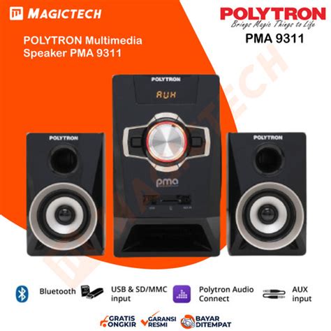 Jual Speaker Bluetooth Polytron Pma 9311 Fm [pma9311] Kota Batam