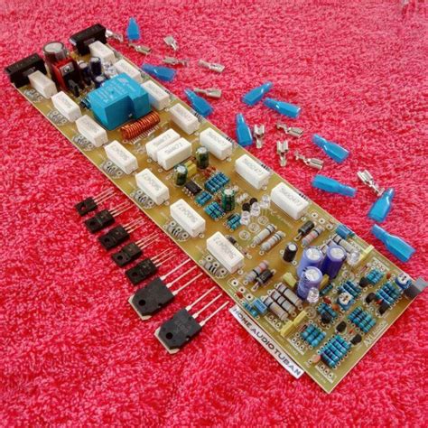 KIT DRIVER AXL AUDION 3U Plus PROTEKTOR Dan LED CLIP PCB FIBER Fr4