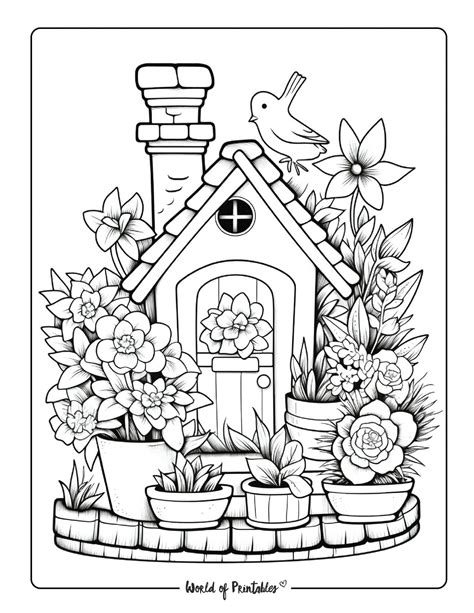 Garden Printable Coloring Pages