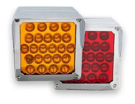 Plafon Direccional 48 Led Bicolor Keenworth Cromo Camión