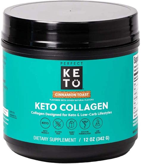 Perfect Keto Collagen Protein Powder With Mct Oil Grassfed Gf Multi