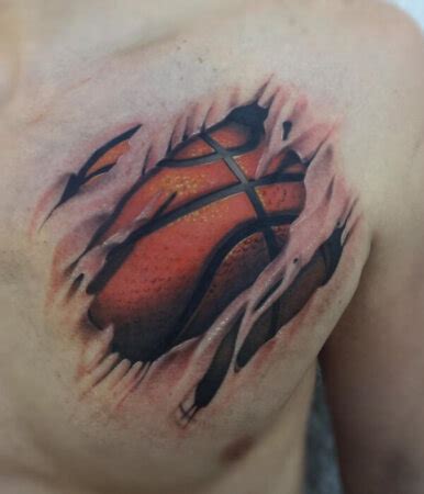 Amazing Basketball Tattoo Ideas And Designs With Meaning