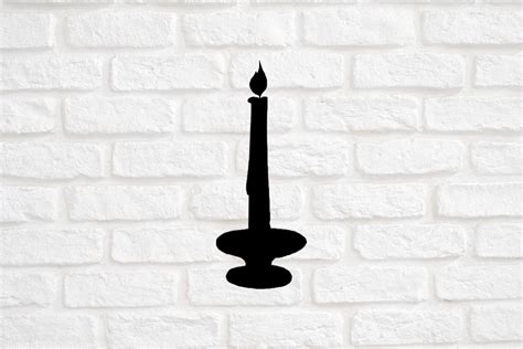 Candle Silhouette Vector Graphic by MagaArt · Creative Fabrica