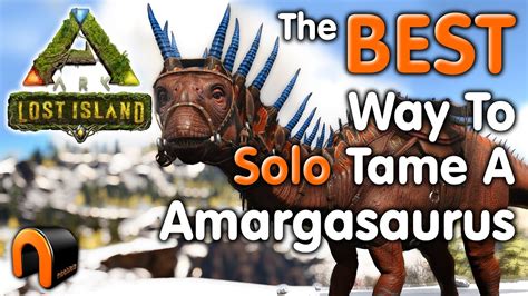 ARK Amargasaurus How To Tame Feed And Breed