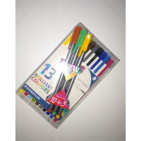 Jual Staedtler Triplus Fineliner Set Pulpen Pcs Shopee Indonesia