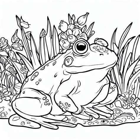 Desenhos De Sapo De Jardim Para Colorir E Imprimir Colorironline