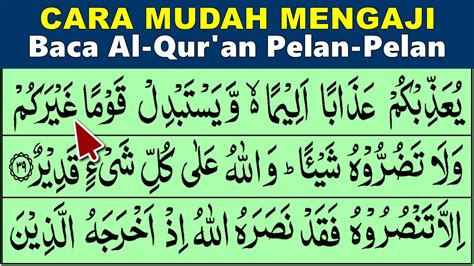 Belajar Mengaji Quran Cara Mudah Cepat Lancar Membaca Alquran Tartil