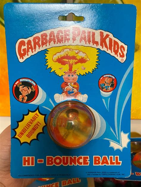 Garbage Pail Kids Bouncy Ball In 2022 Garbage Pail Kids Bouncy