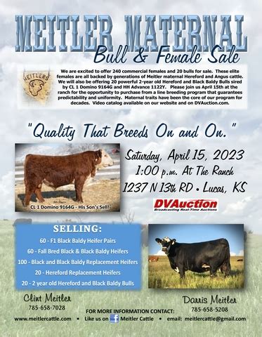 Hereford Bulls Sell Saturday Nex Tech Classifieds