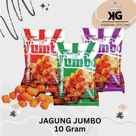 Kg Jagung Jumbo 10 Gram 1 Renceng 10 Pcs Snack Cemilan Murah