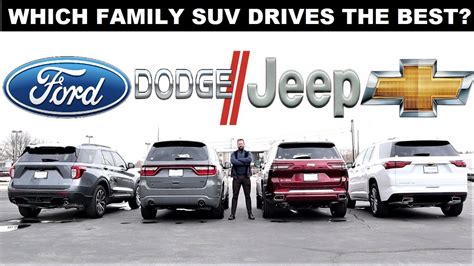 Ford Explorer Vs Dodge Durango Vs Jeep Grand Cherokee L Vs Chevy