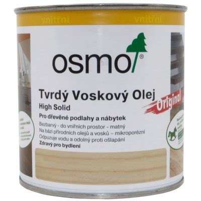 Osmo 3065 Tvrdý voskový olej Original 0 375 l Bezbarvý polomat od 683