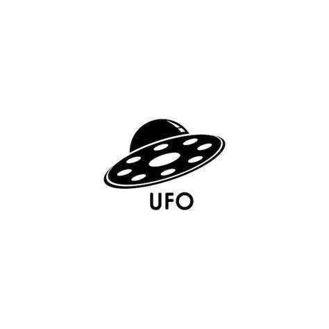 Ufo Vektor Logo Vorlage Illustrationsdesign Premium Vektor