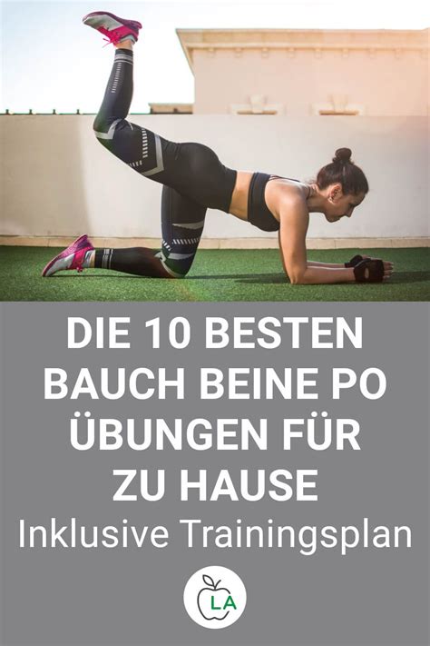 10 Bauch Beine Po Übungen Für Zuhause Mit Trainingsplan Für Dein Workout In 2024 Pomuskeln