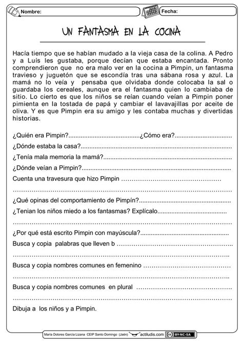 Lecturas Fant Sticas Spanish Reading Comprehension Spanish Reading