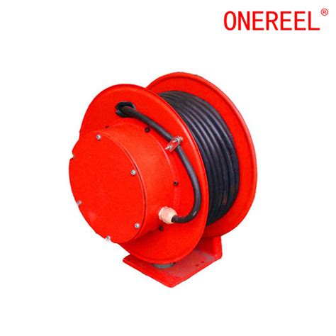 Spring Operated Cable Reeling Drum For Power Cable Spring Cable Reel