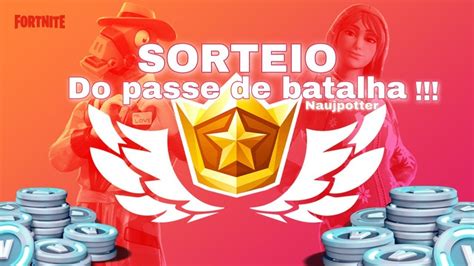 SORTEIO DE UM PASSE DE BATALHA Fortnite YouTube