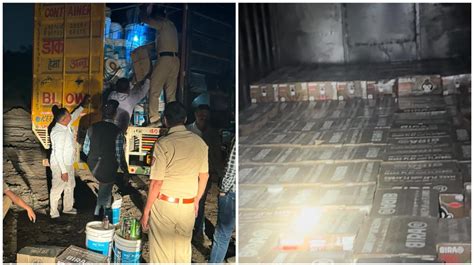 Pune Made In Goa Liquor Worth Rs One Crore Seized Two Smugglers