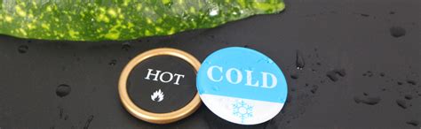 Amazon CHLIVE Faucet Hot Cold Water Labels Hot Tips Cold Signs Self Stick 1 Pairs Ordinary