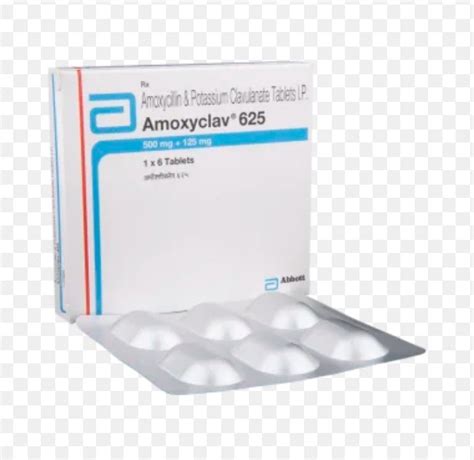 Amoxyclav 625 Mg Tablets At Rs 200 5 Strip Amoxicillin Potassium