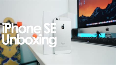 Iphone Se Unboxing And Setup Youtube