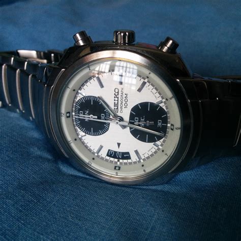 Seiko SNN033 Panda Quartz Chronograph 7T94 Men S Fashion Watches