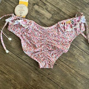 Palmacea Swim Palmacea Malva Ruffled Bikini Bottom From Woahco Poshmark