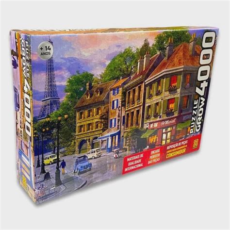 Quebra Cabe A Puzzle Pe As Ruas De Paris Grow Jogo De Mesa