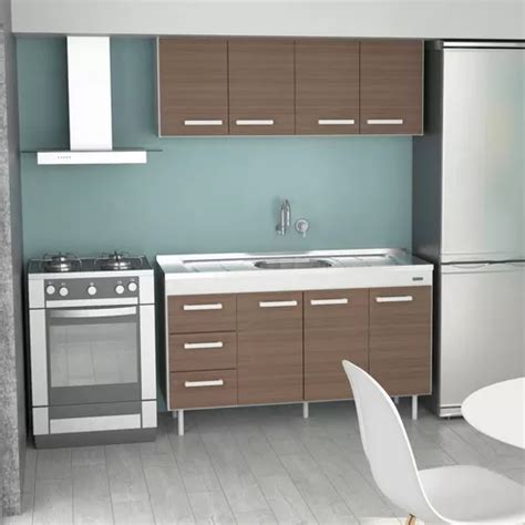 Combo Mueble Cocina Mt Alacena Bajo Mesada Sin Bacha En Venta