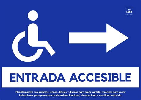 Carteles De Señalización Para Personas Con Discapacidad