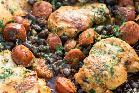 Piri Piri Chicken And Chorizo With Black Beans Every Nook And Cranny