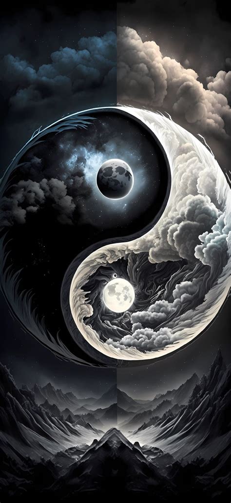 Ying Y Yang Yin Yang Art Graffiti Wallpaper Iphone Iphone Wallpaper