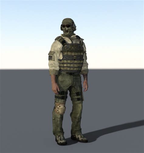 Codmw2 Ghost Outfit for G9 - Daz Content by KuraiKya